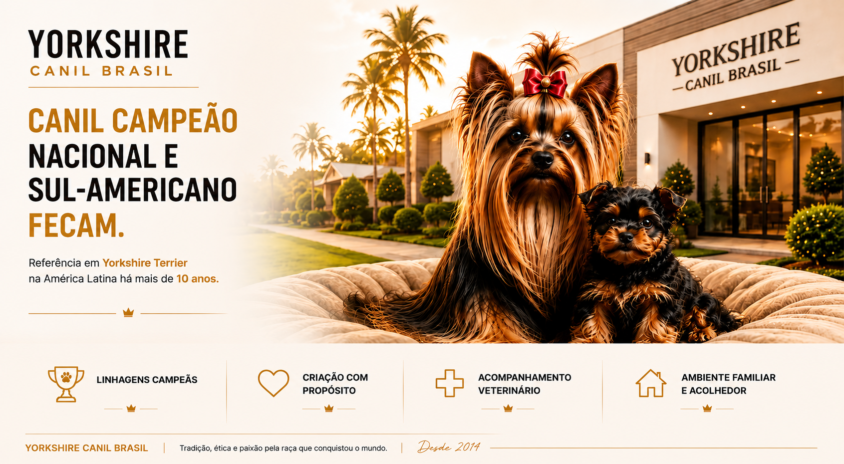 Yorkshire Canil Brazil - Excelência em Yorkshire Terrier